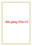 Bài giảng Win CC