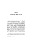 Analysis and Control of Linear Systems - Chapter 16