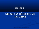 Nhập môn tài chính tiền tệ - Chương 2