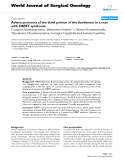 Báo cáo khoa học: "Adenocarcinoma of the third portion of the duodenum in a man with CREST syndrome"