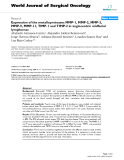 Báo cáo khoa học: "Expression of the metalloproteases MMP-1, MMP-2, MMP-3, MMP-9, MMP-11, TIMP-1 and TIMP-2 in angiocentric midfacial lymphomas"