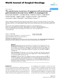 Báo cáo khoa học: "The synchronous occurrence of squamous cell carcinoma and gastrointestinal stromal tumor (GIST) at esophageal site"