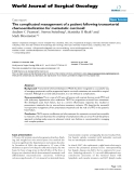 Báo cáo khoa học: "The complicated management of a patient following transarterial chemoembolization for metastatic carcinoid"