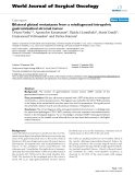 Báo cáo khoa học: "Bilateral gluteal metastases from a misdiagnosed intrapelvic gastrointestinal stromal tumor"