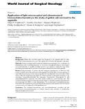 Báo cáo khoa học: "Application of light microscopical and ultrastructural immunohistochemistry in the study of goblet cell carcinoid in the appendix"