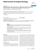 Báo cáo khoa học: "Multiple giant scalp metastases of a follicular thyroid carcinoma"