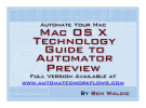 Mac OS X Technology Guide to Automator Preview phần 1
