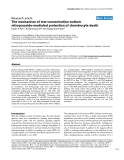 Báo cáo y học: "The mechanism of low-concentration sodium nitroprusside-mediated protection of chondrocyte deat"