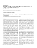 Báo cáo y học: "Psoriatic arthritis synovial histopathology: commentary on the article by Kruithof and colleagues"