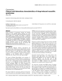 Báo cáo y học: "Clinical and laboratory characteristics of drug-induced vasculitic syndromes Allan Wiik"