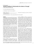 Báo cáo y học: "Somatic mutations in mitochondria: the chicken or the egg"