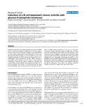 Báo cáo y học: "Induction of a B-cell-dependent chronic arthritis with glucose-6-phosphate isomerase"