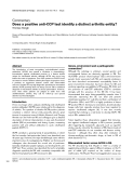 Báo cáo y học: " Does a positive anti-CCP test identify a distinct arthritis entity"