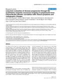 Báo cáo y học: "Long term evaluation of disease progression through the quantitative magnetic resonance imaging of symptomatic knee osteoarthritis patients: correlation with clinical symptoms and radiographic change"