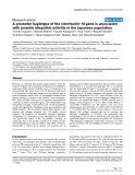 Báo cáo y học: " A promoter haplotype of the interleukin-18 gene is associated with juvenile idiopathic arthritis in the Japanese population"