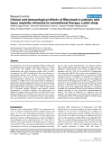 Báo cáo y học: "Clinical and immunological effects of Rituximab in patients with lupus nephritis refractory to conventional therapy: a pilot study"