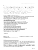 Báo cáo y học: " Anti-inflammatory and immunosuppressive drugs and reproduction"