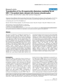 Báo cáo y học: "Transduction of Cu, Zn-superoxide dismutase mediated by an HIV-1 Tat protein basic domain into human chondrocytes"