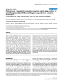 Báo cáo y học: "Relaxin and β-estradiol modulate targeted matrix degradation in specific synovial joint fibrocartilages: progesterone prevents matrix loss"