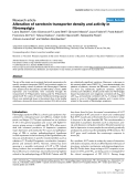 Báo cáo y học: "Alteration of serotonin transporter density and activity in fibromyalgia"
