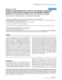 Báo cáo y học: "Failure of catecholamines to shift T-cell cytokine responses toward a Th2 profile in patients with rheumatoid arthritis"