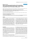 Báo cáo y học: "Risk of acute myocardial infarction with nonselective non-steroidal anti-inflammatory drugs: a meta-analysis"