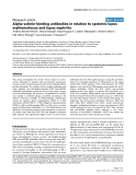 Báo cáo y học: "Alpha-actinin-binding antibodies in relation to systemic lupus erythematosus and lupus nephritis"