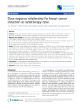 Báo cáo khoa học: " Dose-response relationship for breast cancer induction at radiotherapy dose"