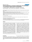 Báo cáo y học: " Forced mobilization accelerates pathogenesis: characterization of a preclinical surgical model of osteoarthriti"