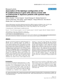 Báo cáo y học: "Association of the diplotype configuration at the N-acetyltransferase 2 gene with adverse events with co-trimoxazole in Japanese patients with systemic lupus erythematosus"