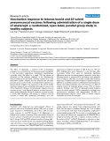 Báo cáo y học: "Vaccination response to tetanus toxoid and 23-valent pneumococcal vaccines following administration of a single dose of abatacept: a randomized, open-label, parallel group study in healthy subjects"