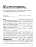 Báo cáo y học: "Falling into TRAPS – receptor misfolding in the TNF receptor 1-associated periodic fever syndrome"