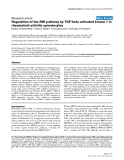 Báo cáo y học: "Regulation of the JNK pathway by TGF-beta activated kinase 1 in rheumatoid arthritis synoviocytes"