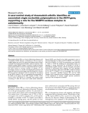 Báo cáo y học: "A case-control study of rheumatoid arthritis identifies an associated single nucleotide polymorphism in the NCF4 gene, supporting a role for the NADPH-oxidase complex in autoimmunity"