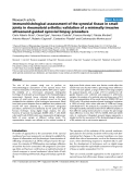 Báo cáo y học: "Immunohistological assessment of the synovial tissue in small joints in rheumatoid arthritis: validation of a minimally invasive ultrasound-guided synovial biopsy procedure"