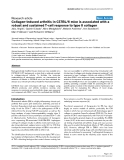 Báo cáo y học: "Collagen-induced arthritis in C57BL/6 mice is associated with a robust and sustained T-cell response to type II collagen"