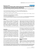 Báo cáo y học: "Apoptosis is not the major death mechanism induced by celecoxib on rheumatoid arthritis synovial fibroblasts"