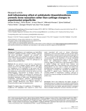 Báo cáo y học: "Anti-inflammatory effect of antidiabetic thiazolidinediones prevents bone resorption rather than cartilage changes in experimental polyarthritis"