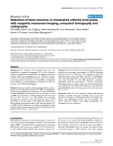 Báo cáo y học: "Detection of bone erosions in rheumatoid arthritis wrist joints with magnetic resonance imaging, computed tomography and radiography"