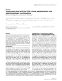 Báo cáo y học: "Virally associated arthritis 2008: clinical, epidemiologic, and pathophysiologic considerations"