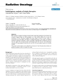 Báo cáo khoa học: " Isobologram analysis of triple therapies"