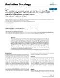 Báo cáo khoa học: " The median non-prostate cancer survival is more than 10 years for men up to age 80 years who are selected and receive curative radiation treatment for prostate cancer"