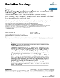 Báo cáo khoa học: " Dosimetric comparison between coplanar and non coplanar field radiotherapy for ethmoid sinus cancer"