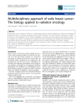 Báo cáo khoa học: " Multidisciplinary approach of early breast cancer: The biology applied to radiation oncology"