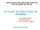 Kỹ thuật tìm kiếm thông tin patents