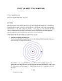 BÀI TẬP: HIỆU ỨNG DOPPLER