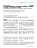 Báo cáo y học: "The relationship between inflammation and new bone formation in patients with ankylosing spondylitis"