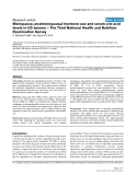 Báo cáo y học: "Menopause, postmenopausal hormone use and serum uric acid levels in US women – The Third National Health and Nutrition Examination Survey"