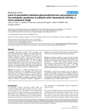 Báo cáo y học: "Lack of association between glucocorticoid use and presence of the metabolic syndrome in patients with rheumatoid arthritis: a cross-sectional study"