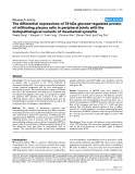 Báo cáo y học: "The differential expressions of 78-kDa glucose-regulated protein of infiltrating plasma cells in peripheral joints with the histopathological variants of rheumatoid synovitis"